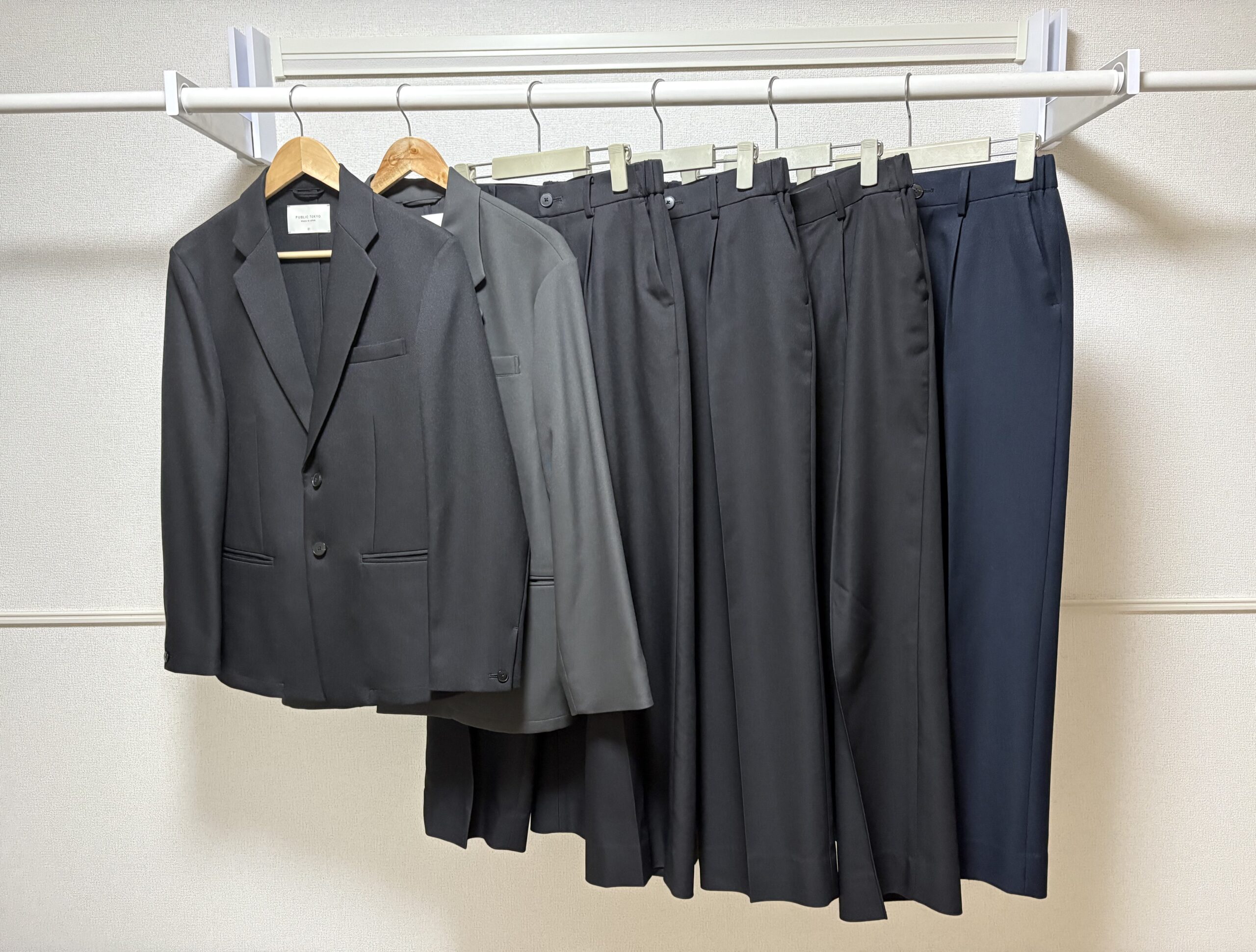 高級感の虜になって買い揃えたPUBLIC TOKYO GRツイルセットアップ